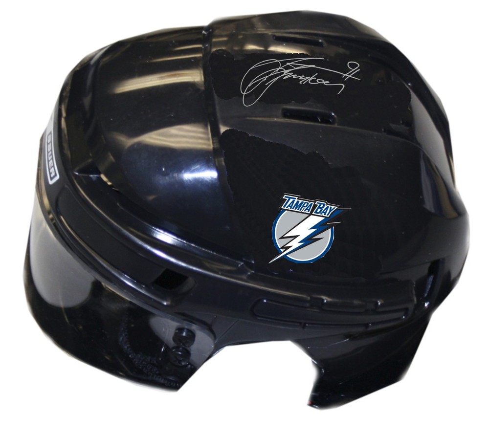 Steven Stamkos Signed Lightning Mini-Helmet