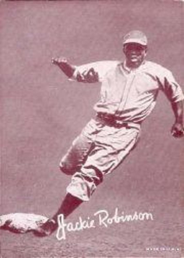 1947-66 Exhibits #193 Jackie Robinson