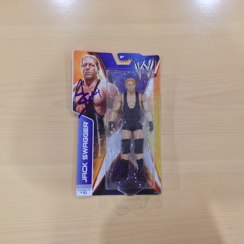 SIGNED Jack Swagger Superstar #10 Action Figure
