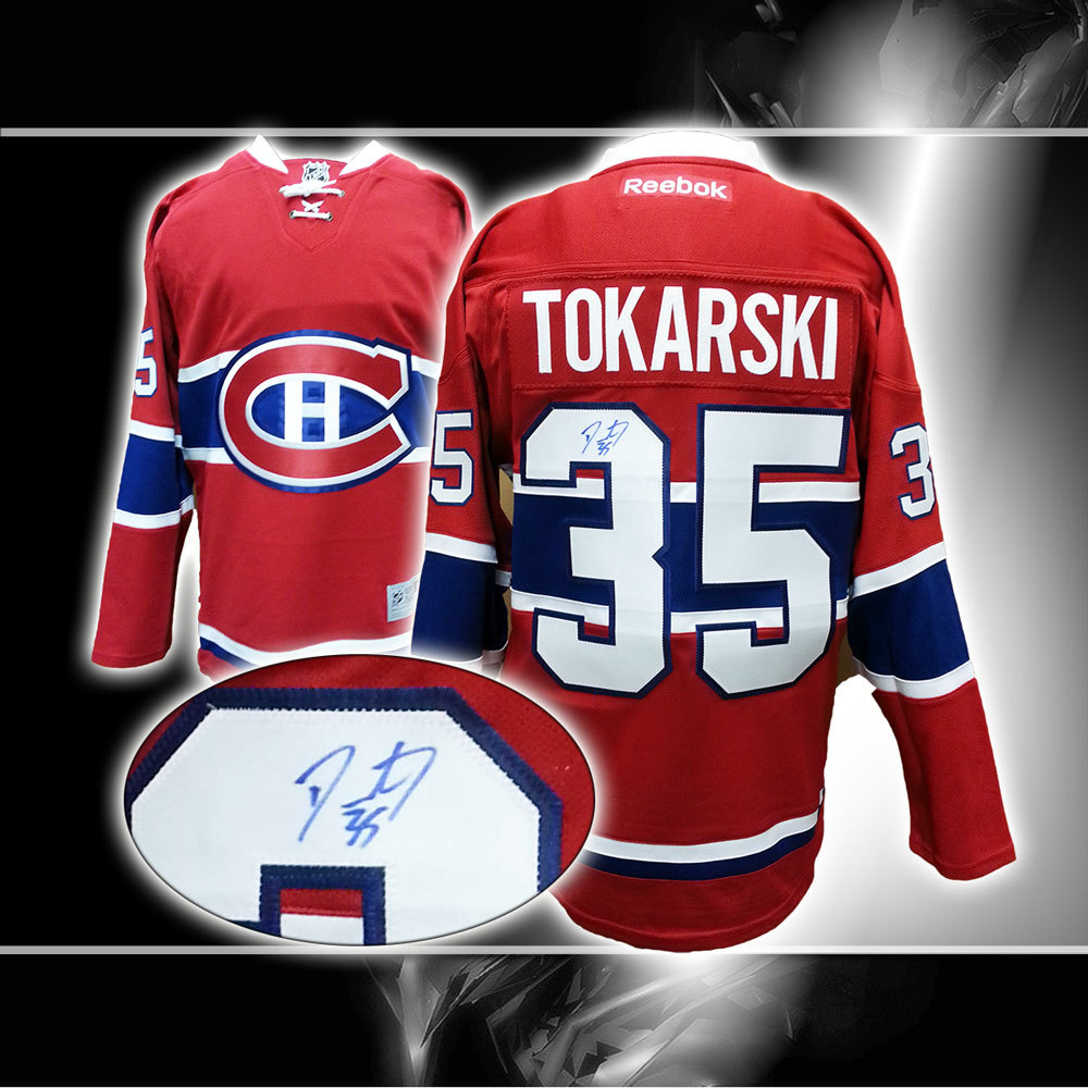 Dustin Tokarski Montreal Canadiens Autographed Jersey NHL Auctions