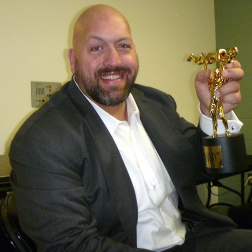 Big Show SIGNED WWE Replica Slammy Award