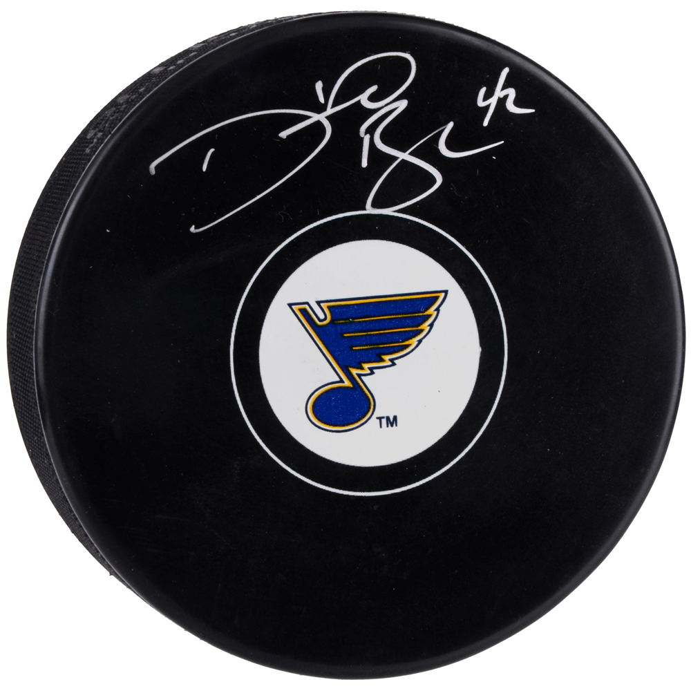 David Backes St. Louis Blues Autographed Hockey Puck