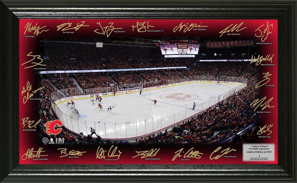 Serial #1 Calgary Flames Signature Rink