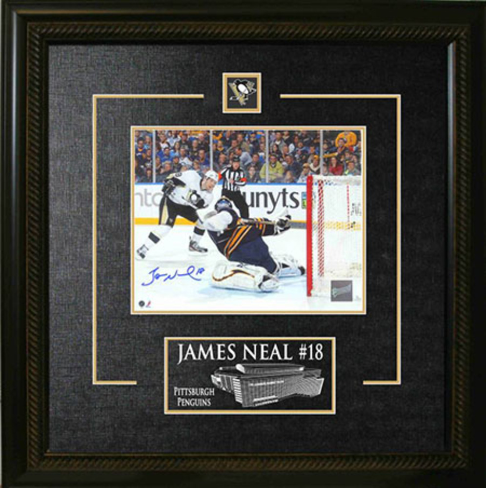 James Neal Signed Framed 8x10