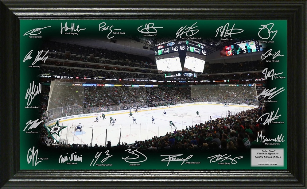Serial #1 Dallas Stars Signature Rink