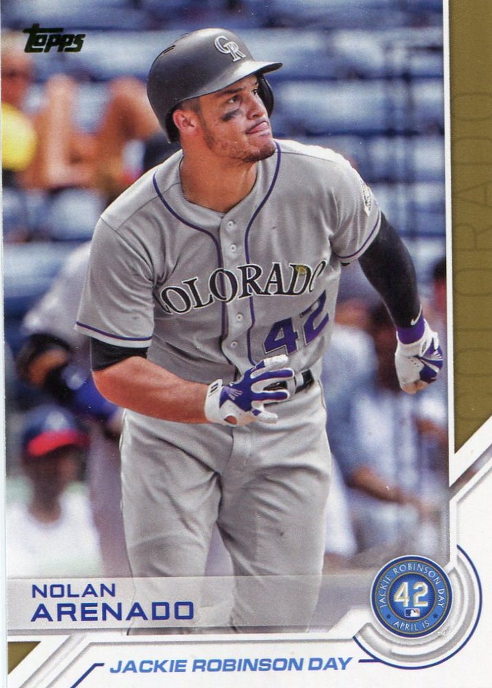 2017 Topps Jackie Robinson Day #JRD28 Nolan Arenado