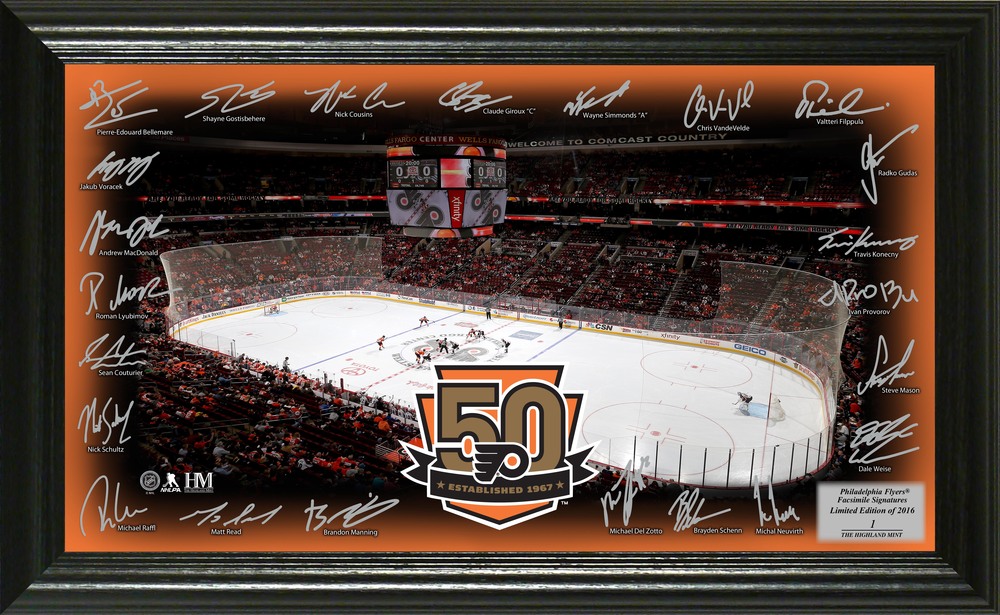 Serial #1 Philadelphia Flyers Signature Rink