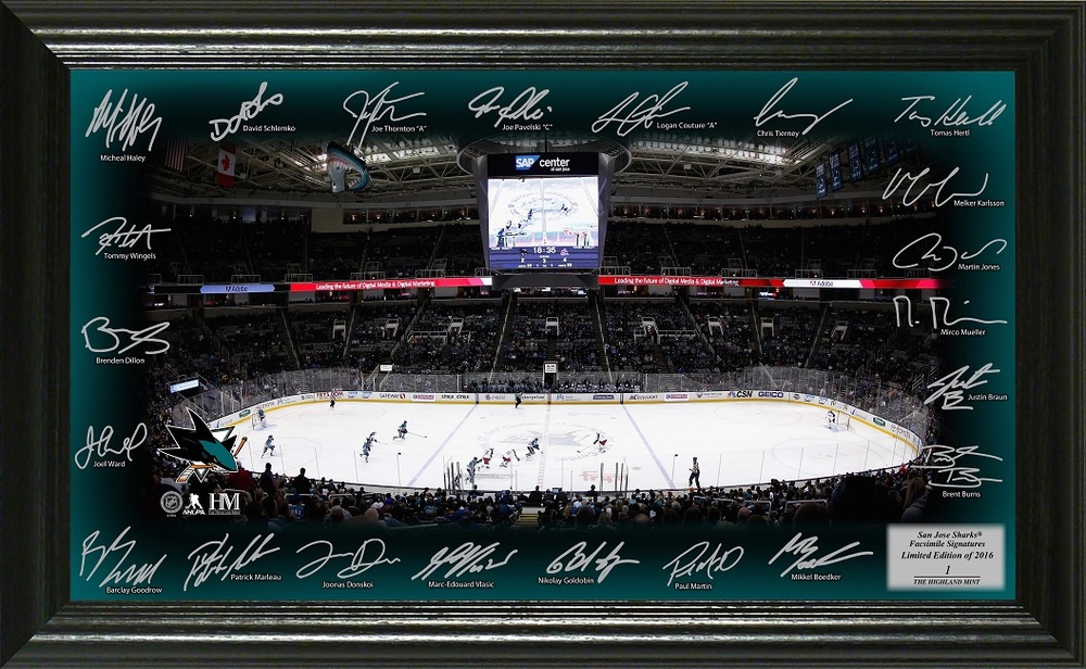Serial #1 San Jose Sharks Signature Rink