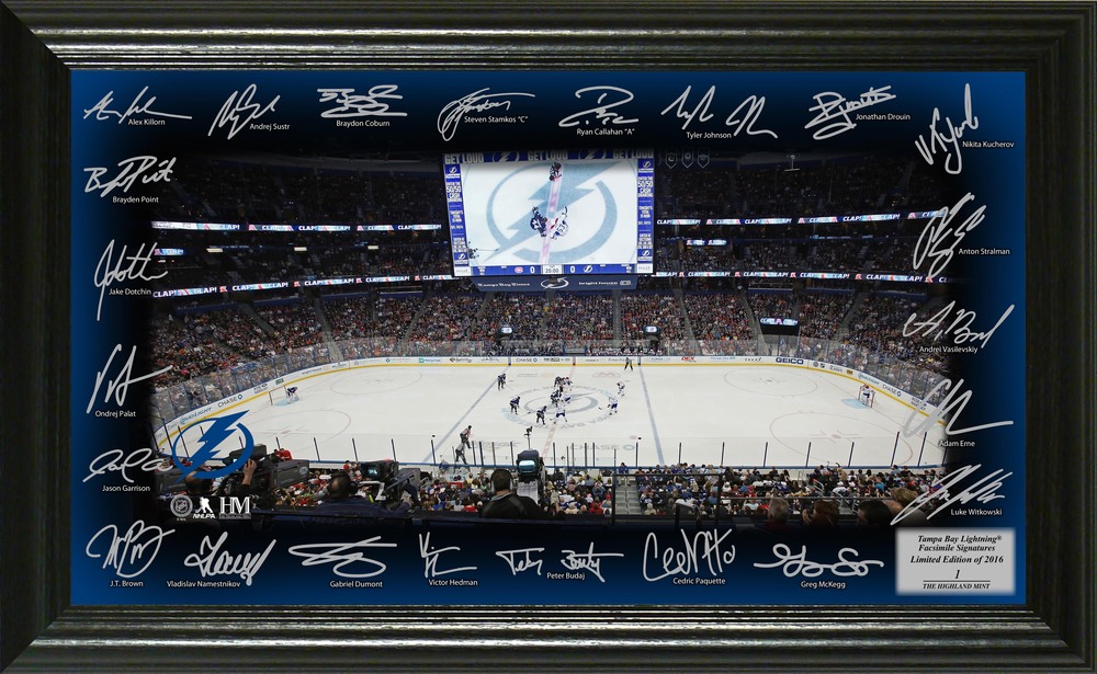 Serial #1 Tampa Bay Lightning Signature Rink