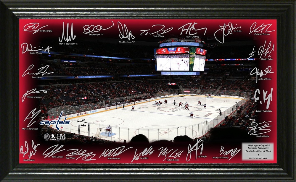 Serial #1 Washington Capitals Signature Rink