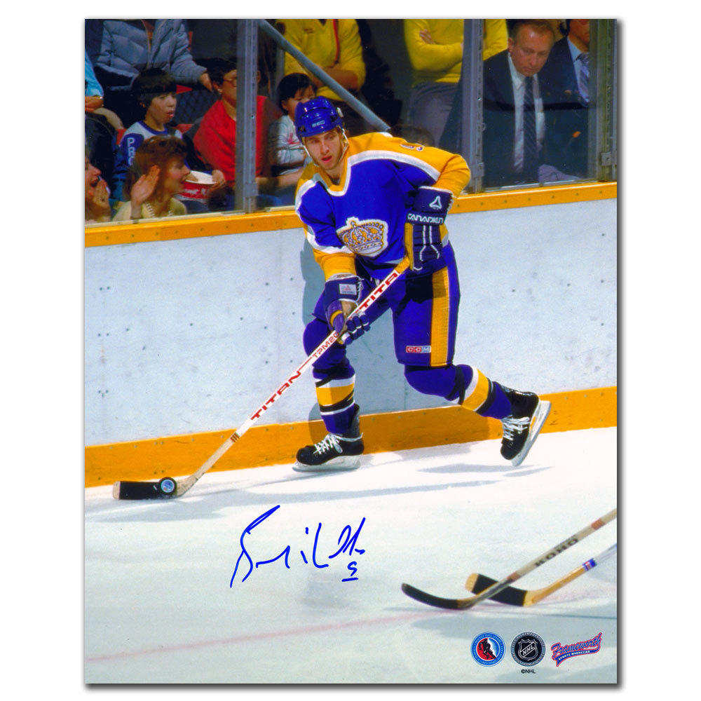 Bernie Nicholls Los Angeles Kings Autographed 8x10