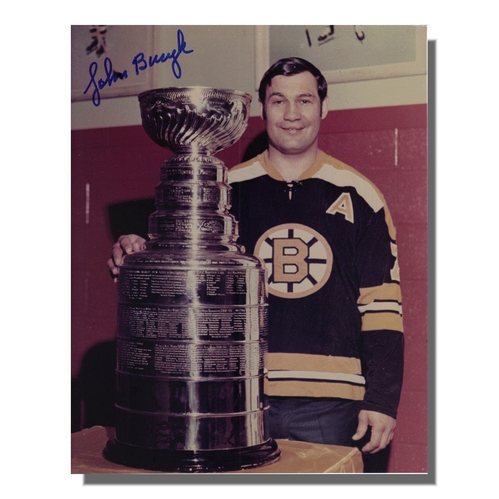 Johnny Bucyk Autographed Boston Bruins 8x10 Photo