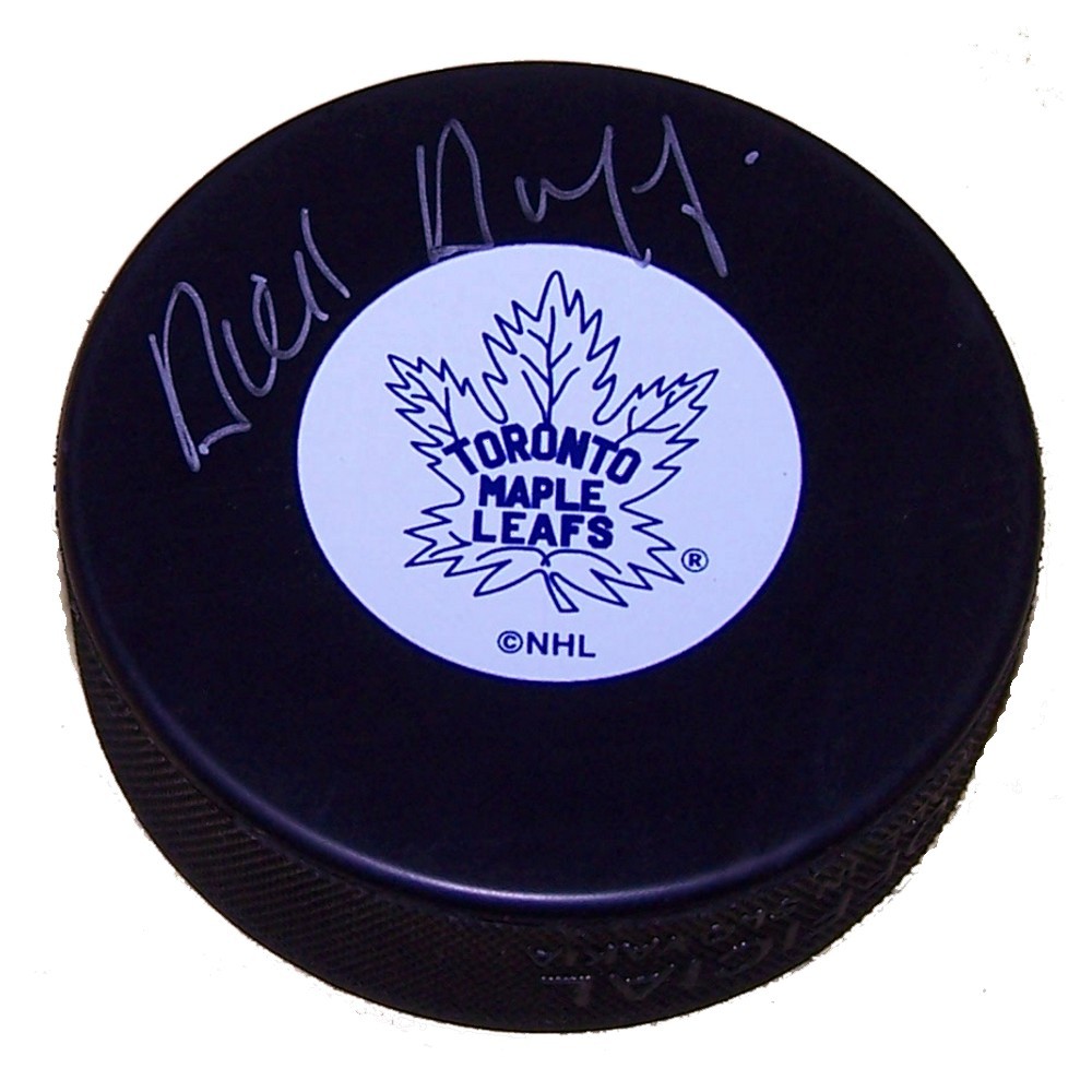 Dick Duff Autographed Toronto Maple Leafs Puck
