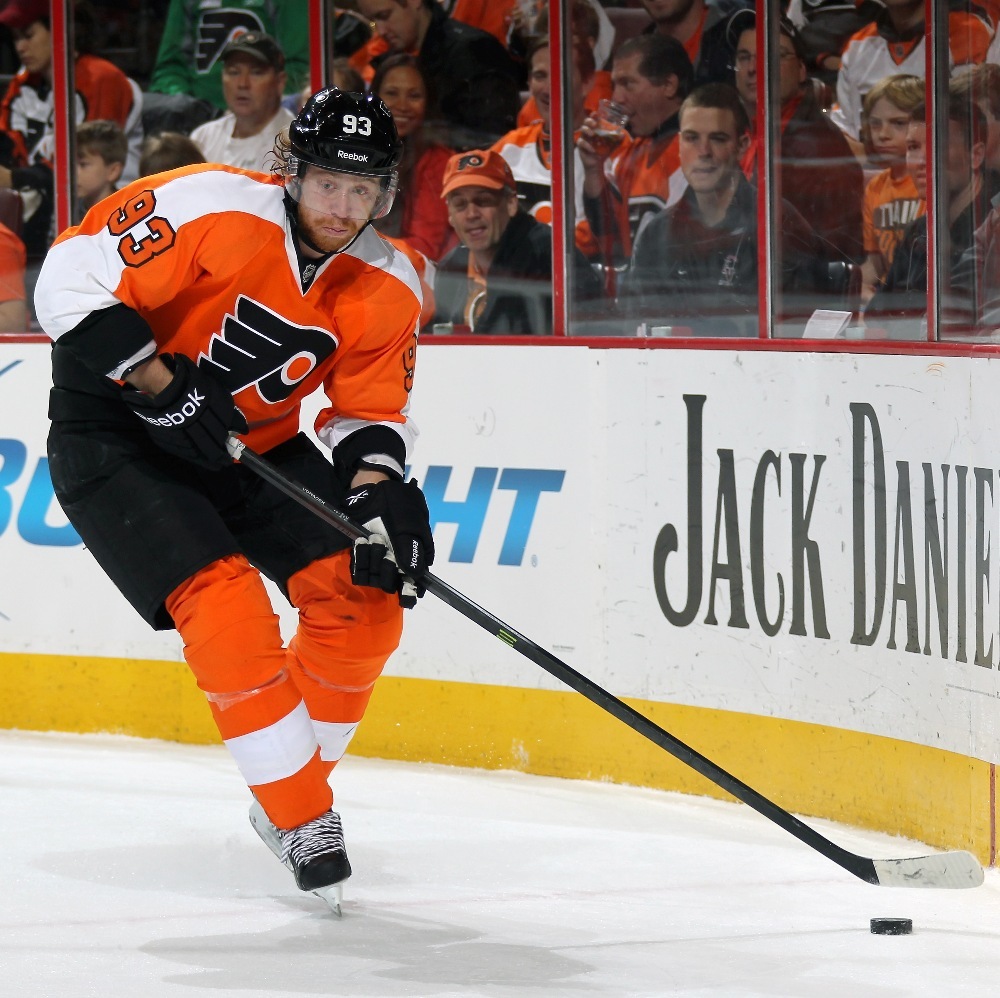 Flyers Charities Stick Auction: Jake Voracek Game-Used Signed Stick-Philadelphia Flyers