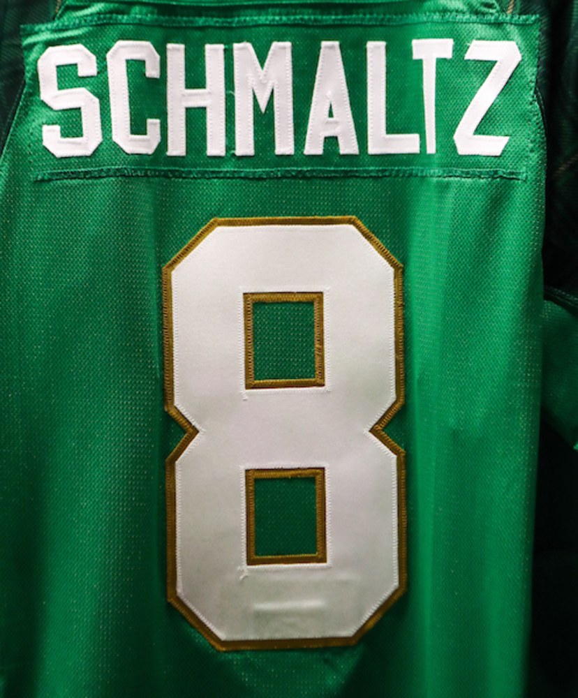 #8 - Nick Schmaltz Autographed Authentic St. Patrick's Day Jersey