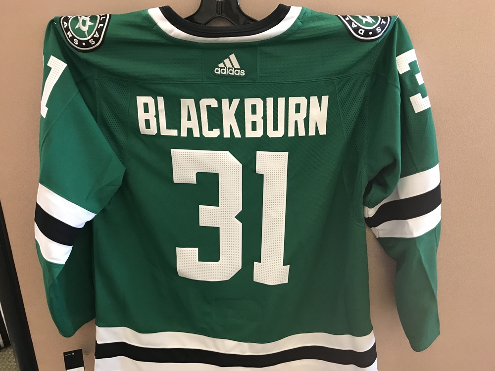 Dan Blackburn Alumni Game Worn Stars Jersey