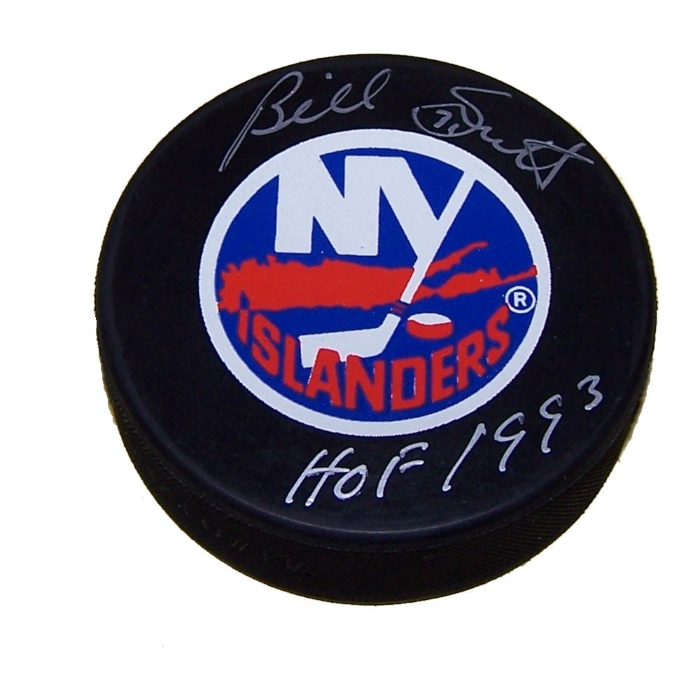 Billy Smith Autographed New York Islanders Puck