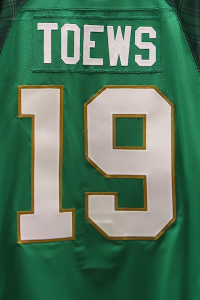 #19 - Jonathan Toews Autographed Authentic St. Patrick's Day Jersey