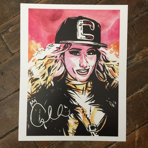 Carmella SIGNED 11 x 14 Rob Schamberger Print