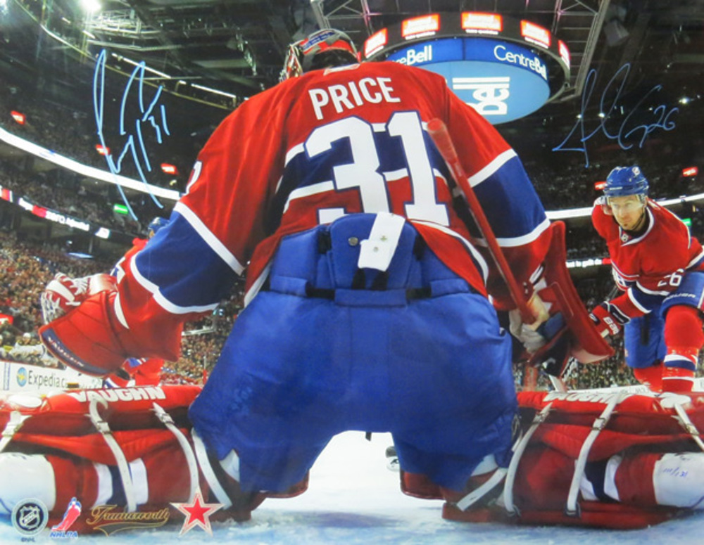 Carey Price & Josh Gorges Signed 16x20