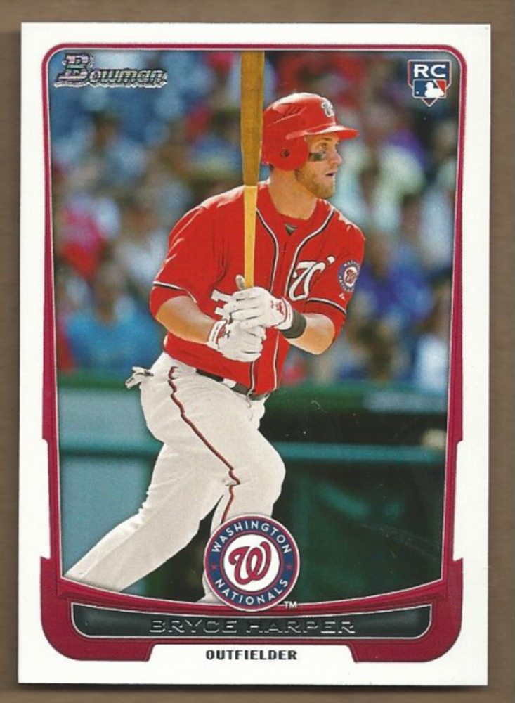 2012 Bowman Draft #10 Bryce Harper RC