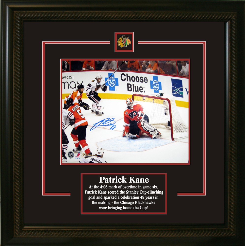 2010 Stanley Cup Patrick Kane Signed 8