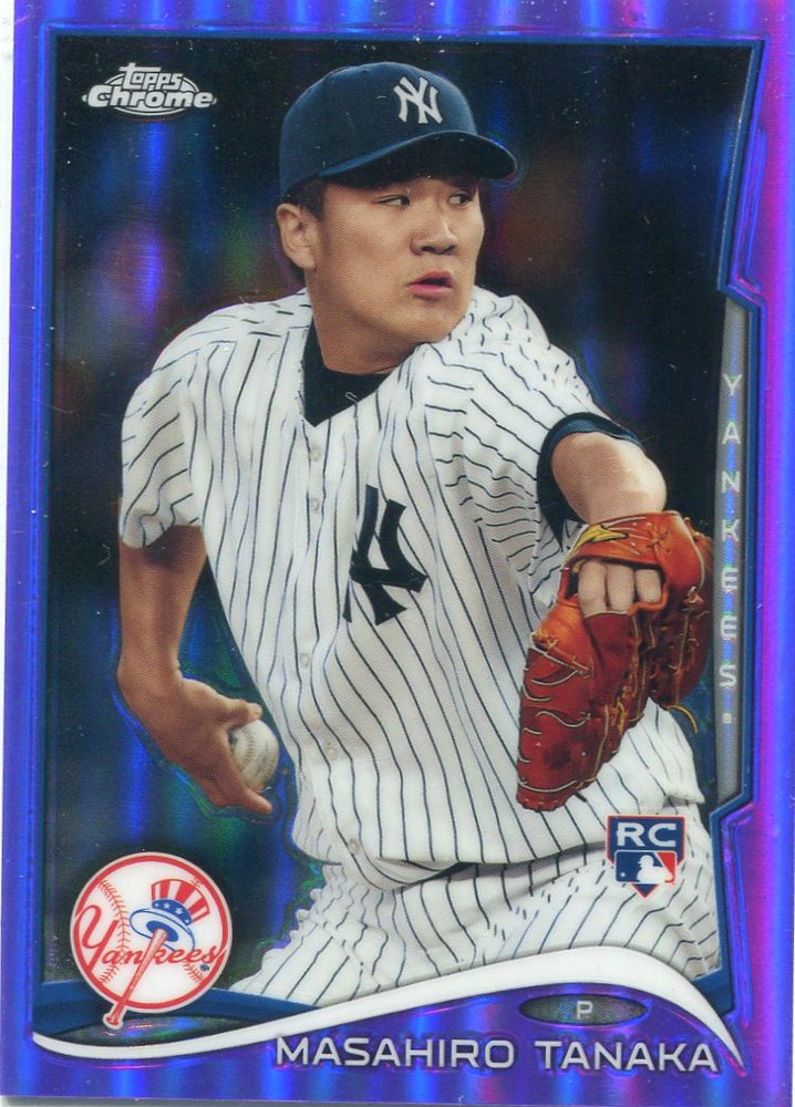 2014 Topps Chrome Purple Refractors #10 Masahiro Tanaka