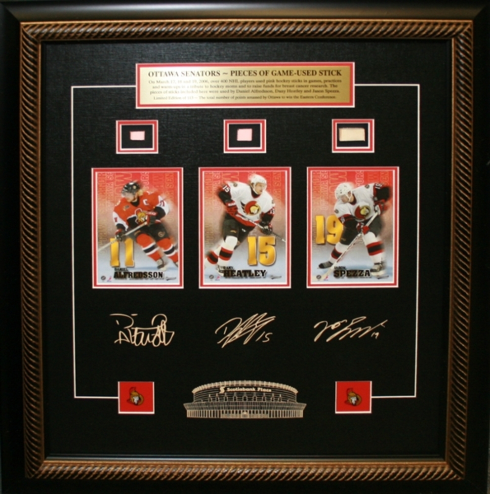 Spezza/Alfredsson/Heatley Unsigned 5