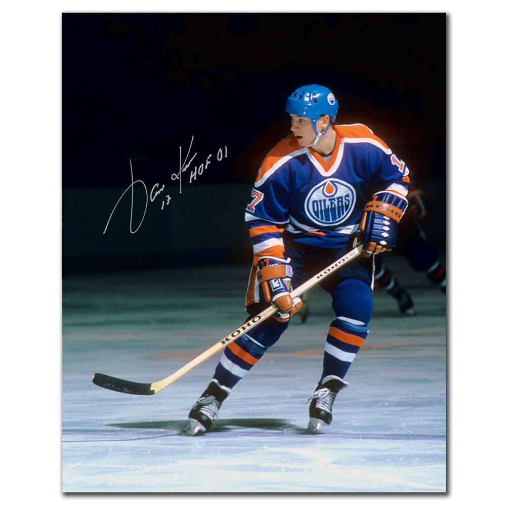 Jari Kurri Edmonton Oilers HOF Autographed 8x10