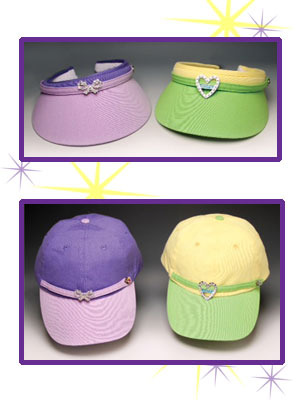 Bling on the profits!<br> Caps, visors and headbands<br> with charm image 2