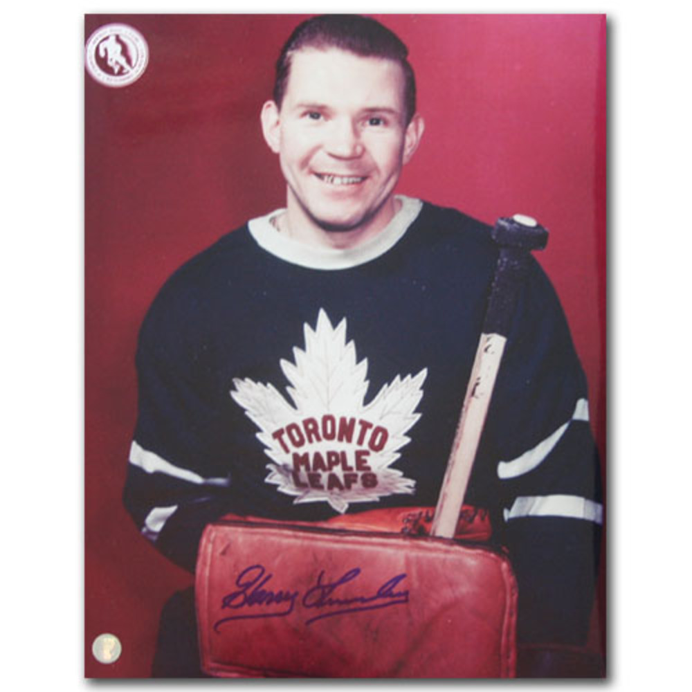 Harry Lumley (deceased) Autographed Toronto Maple Leafs 11X14 Photo