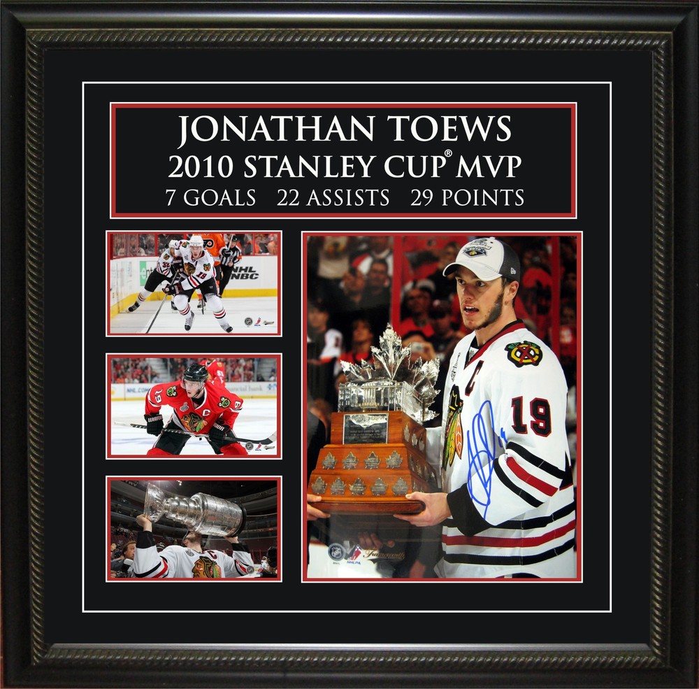 2010 Stanley Cup Jonathan Toews Signed 8