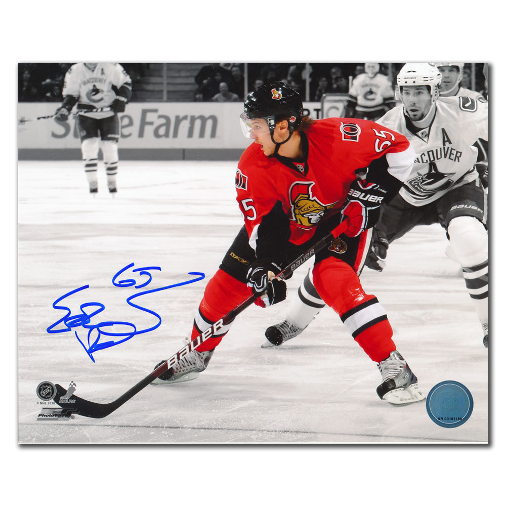 Erik Karlsson Ottawa Senators SPOTLIGHT vs. Vancouver Autographed 8x10