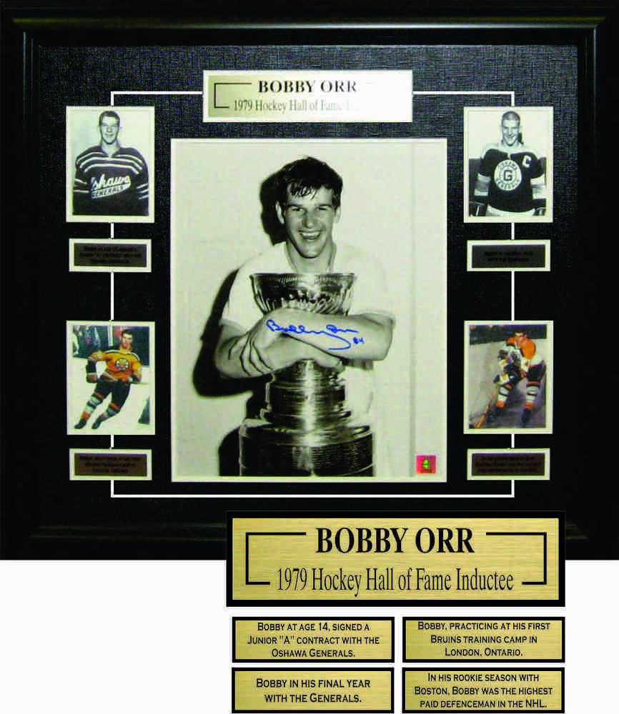Bobby Orr 5 Beehive Cards and Puck