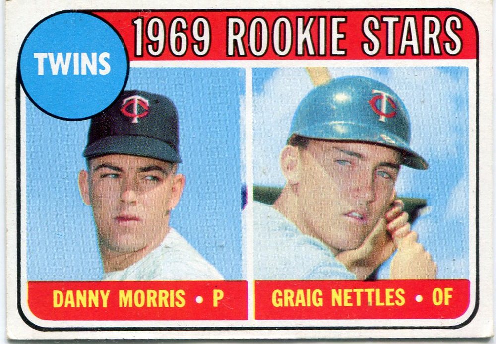 1969 Topps #99A Rookie Stars/Danny Morris RC/Graig Nettles Rookie Card