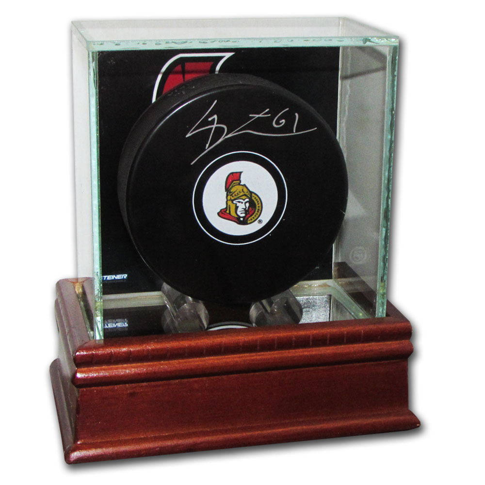 Mark Stone Autographed Ottawa Senators Puck w/Display Case