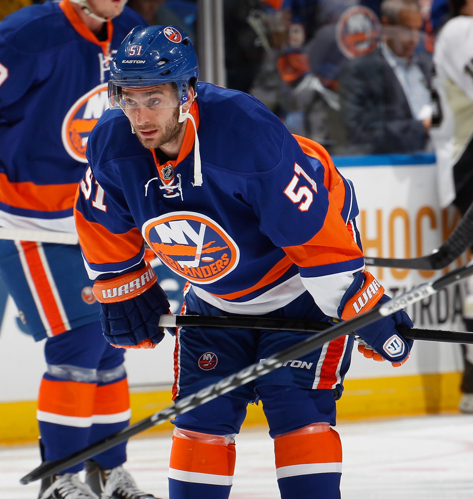 Jersey off the Back of Frans Nielsen - New York Islanders