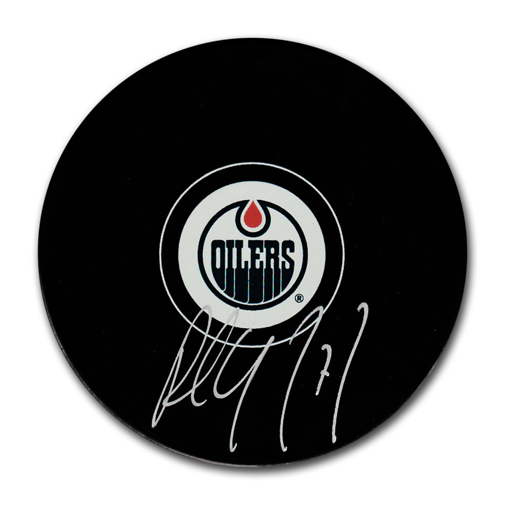 Paul Coffey Autographed Edmonton Oilers Puck