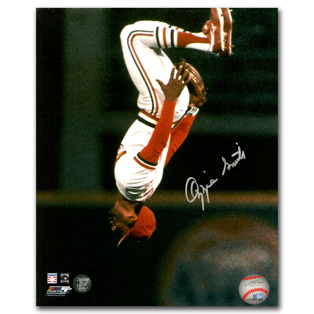 Ozzie Smith Autographed St. Louis Cardinals 16X20 Photo