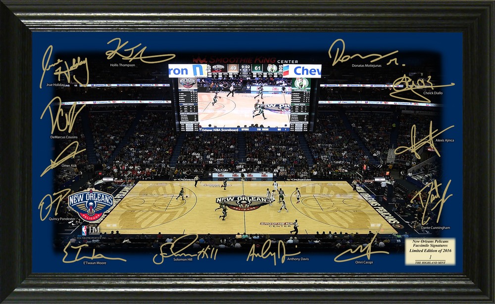 Serial #1! New Orleans Pelicans Signature Court