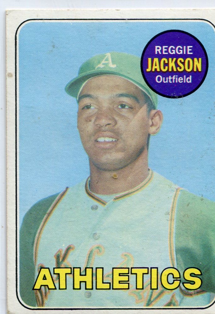 1969 Topps #260 Reggie Jackson Rookie Card -- A's Hall of Famer