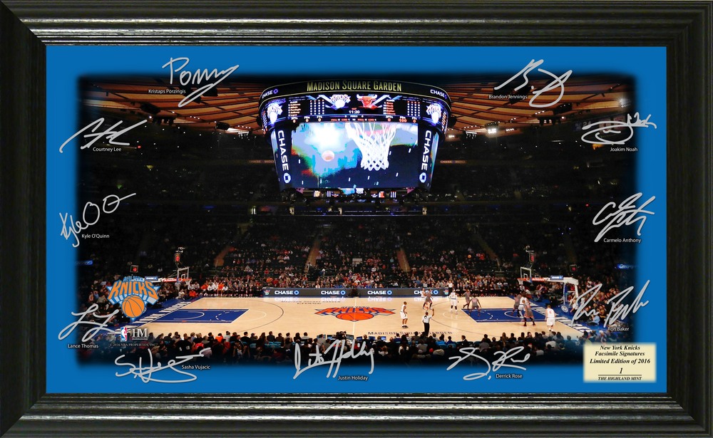 Serial #1! New York Knicks Signature Court