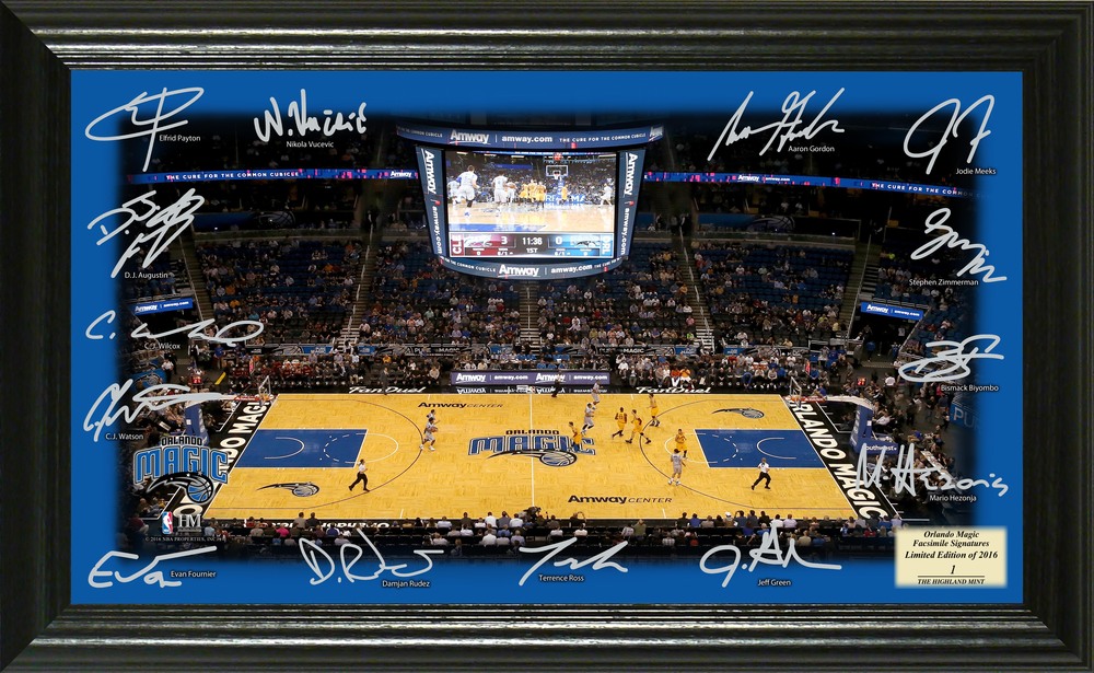 Serial #1! Orlando Magic Signature Court
