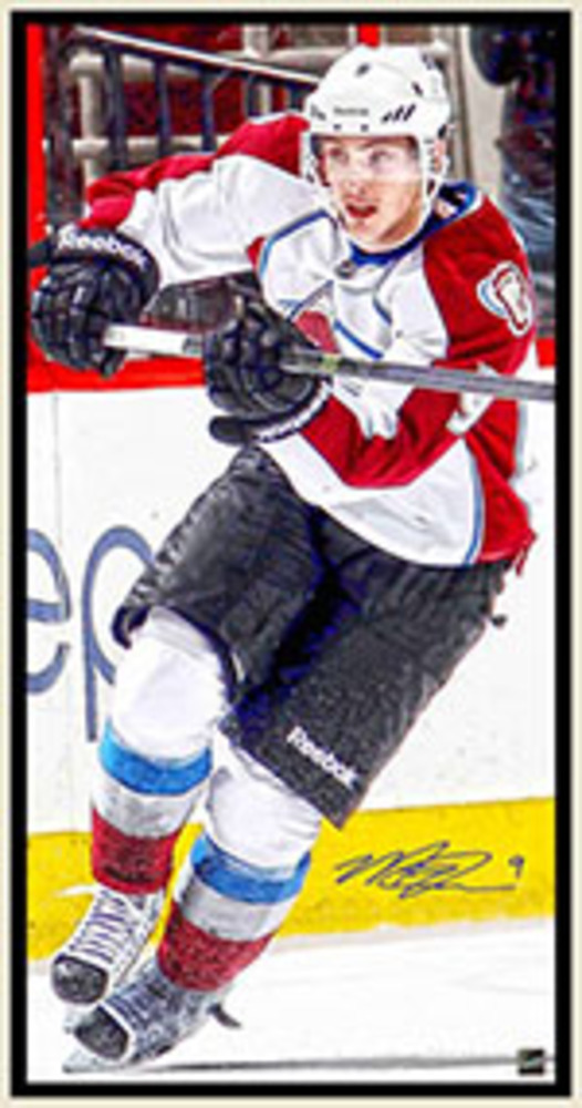 Matt Duchene - Signed & Framed 14x28 Canvas - Colorado Avalanche