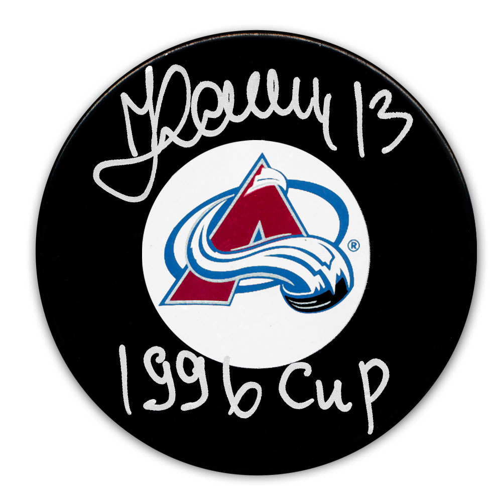 Valeri Kamensky Colorado Avalanche 1996 Cup Autographed Puck
