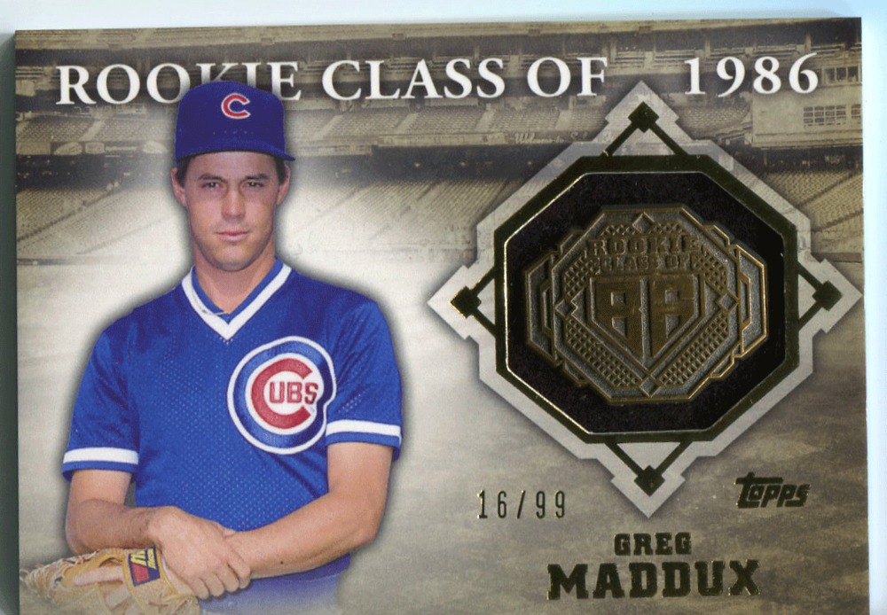 2014 Topps Class Rings Gold #CR30 Greg Maddux 16/99