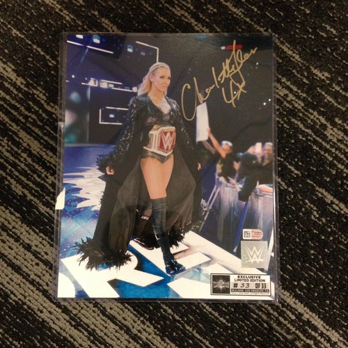 Charlotte Flair SIGNED 8 x 10 Limited Edition WrestleMania 33 Photo (#33 of 33)