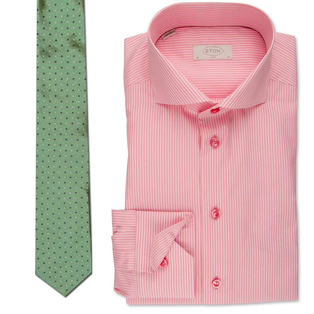 Eton Men's Shirt & Tie