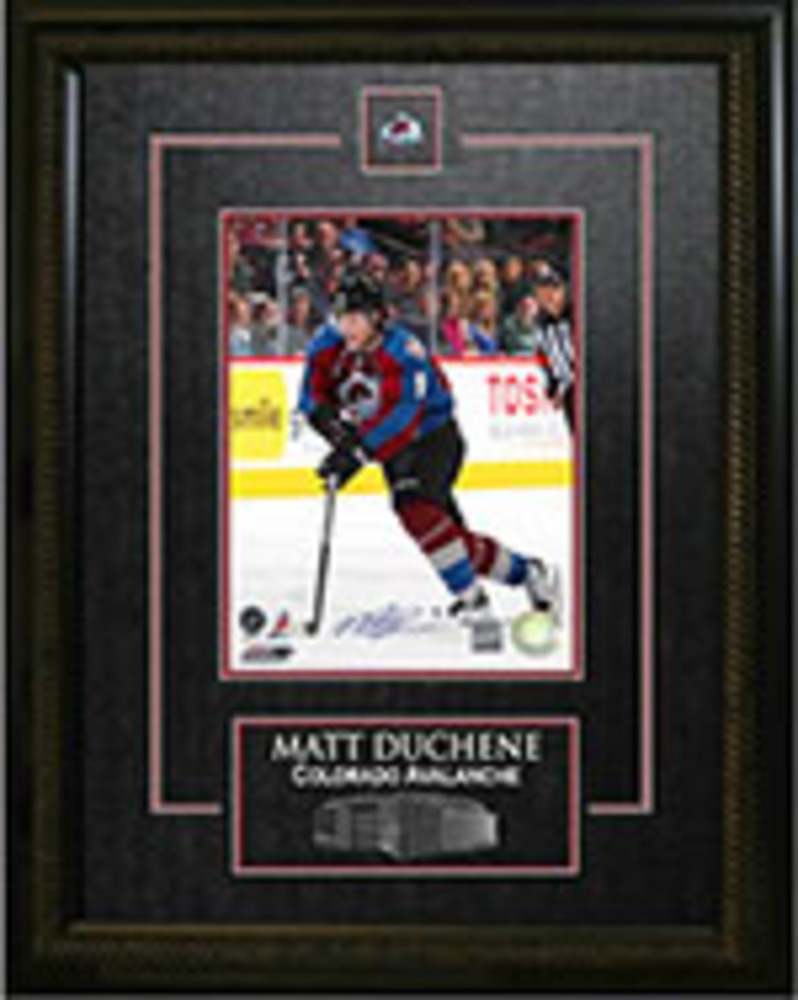 Matt Duchene - Signed & Framed 8x10 Etched Mat - Dark Skating