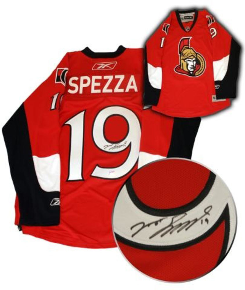 Jason Spezza Signed Jersey Senators Dark Replica